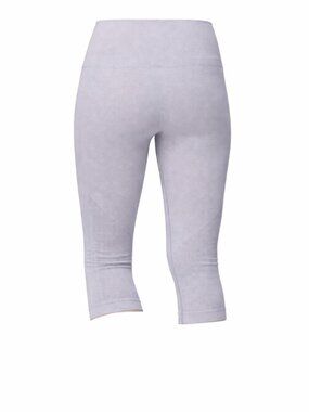 🍋 2/50 Lululemon In The Flow Crop II Heathered Dark Slate Crop Leggings
